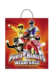 Power Rangers Megaforce Treat Bag Halloween Candy Trick or Treat Bag