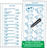 Yes & Know Invisible Ink Game Book Ages 7-77