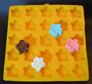 Apple Blossom Yellow Soft Candy Rubber Flexible Mold