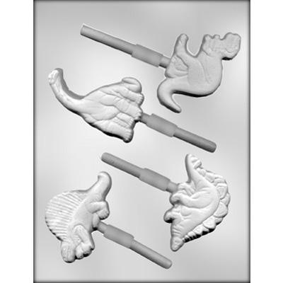 Dinosaurs Sucker Chocolate Candy Mold