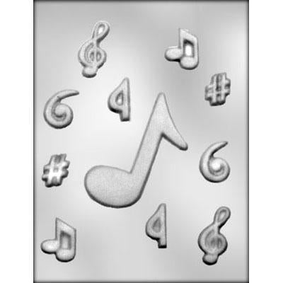 Music Notes Chocolate Candy Mold