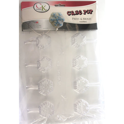 Snowflake Sucker Press & Mold Cake Pop Mold
