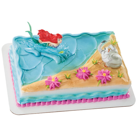 Little Mermaid Happy Birthday Cake Topper Printable Mermaid - Etsy