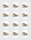 Adventure Time Logo Edible Icing Sheet Cake Decor Topper - AT2