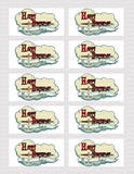 Adventure Time Logo Edible Icing Sheet Cake Decor Topper - AT2