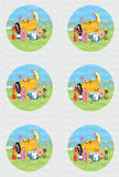 Adventure Time Edible Icing Sheet Cake, Cupcake, & Cake Pop Decor Toppers - AT3