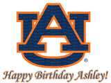 Auburn University Edible Icing Sheet Cake Decor Topper - UA2