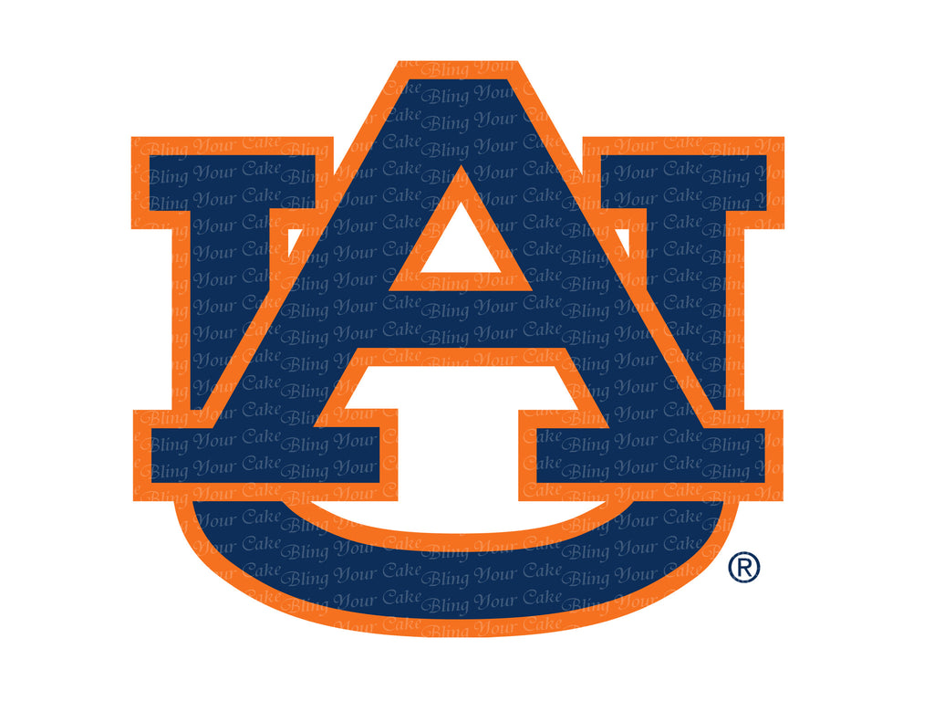 Auburn University Edible Icing Sheet Cake Decor Topper - UA2