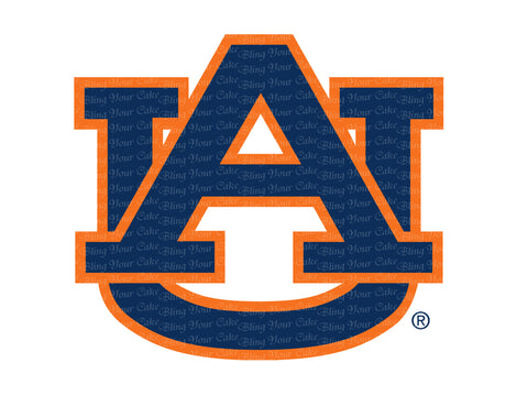 Auburn University Edible Icing Sheet Cake Decor Topper - UA2