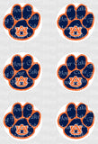 Auburn University Paw Edible Icing Sheet Cake Decor Topper - UA3
