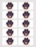 Auburn University Paw Edible Icing Sheet Cake Decor Topper - UA3