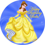 Beauty and the Beast Belle Edible Icing Cake Decor Toppers - BAB4