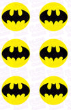 Batman Bat Symbol Edible Icing Sheet Cake Decor Topper - BAT1