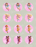 Butterbean's Cafe Edible Icing Sheet Cupcake, Cookie, & Cake Pop Decor Toppers