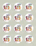 Butterbean's Cafe Round Edible Icing Sheet Cake Decor Topper