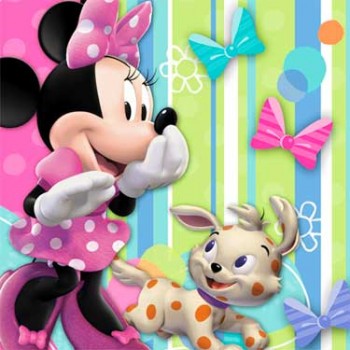 Minnie Bows Beverage Napkins