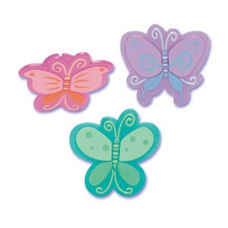 24 Butterfly Cupcake Rings