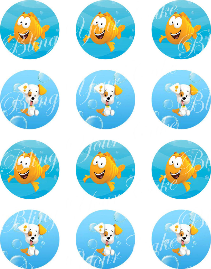 Bubble Guppies Edible Icing Sheet Cake Decor Topper - BG4