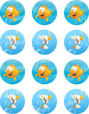 Bubble Guppies Edible Icing Sheet Cake Decor Topper - BG4