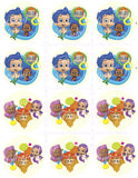 Bubble Guppies Guys and Gals Inspired Edible Icing Cake Decor Toppers - BG5