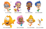 Bubble Guppies Edible Icing Cake Decor Topper - BG6