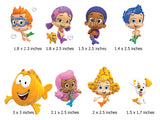 Bubble Guppies Edible Icing Cake Decor Topper - BG6