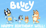 Bluey Edible Icing Sheet Cake Decor Topper - BLY1