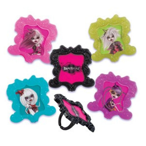 24 Bratzillaz Label Cupcake Rings