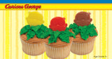 24 Curious George Bookmark Cupcake Picks