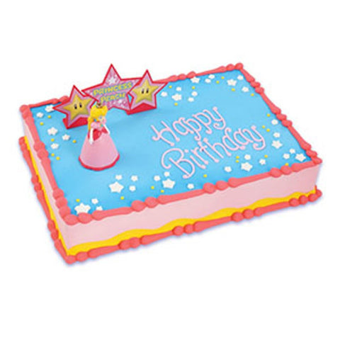 Princess Peach Cake Topper