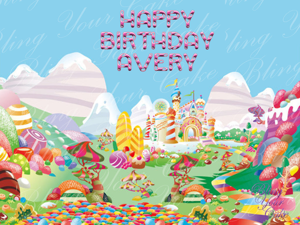 Candyland Cake Topper