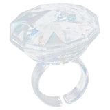24 Diamond Ring Cupcake Topper Rings