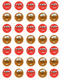 Disney Cars Lightning McQueen & Tow Mater Face Edible Icing Sheet Cake Decor Topper - DC5