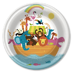 Noah's Whimsical Ark Dinner Plates