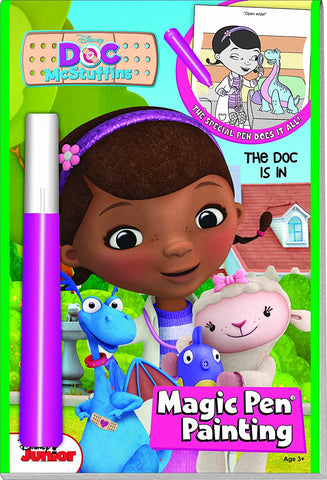 Disney Junior Doc McStuffins The Doc Is In Magic Pen Painting Book