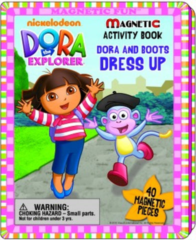 Dora the Explorer Dora & Boots Dress Up Magnetic Fun Tin