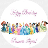 Disney Princess Edible Icing Sheet Cake Decor Topper - DP6P