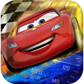 Disney Cars Grand Prix Dream Party Dessert Plates