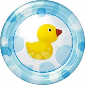 Splish Splash Baby Shower Rubber Duckie 1st Birthday Dinner Plates