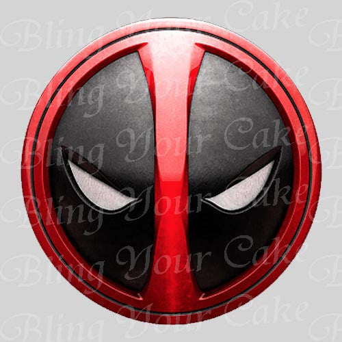 Deadpool Edible Icing Sheet Cake Decor Topper - DPL3