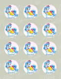Disney Princess Palace Pets Snow White's Pony Sweetie Edible Icing Cupcake or Cookie Decor Toppers