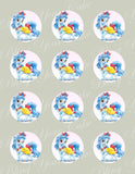 Disney Princess Palace Pets Snow White's Pony Sweetie Edible Icing Cupcake or Cookie Decor Toppers