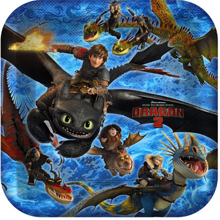 How to Train Your Dragon 2 Dinner Plates
