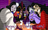 Disney Villains Edible Icing Sheet Cake Decor Topper