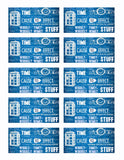 Doctor Who Wibbly-Wobbely Timey-Wimey Edible Icing Sheet Cake Decor Topper - DW2