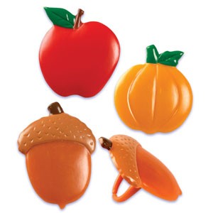 24 Fall Harvest Cupcake Rings