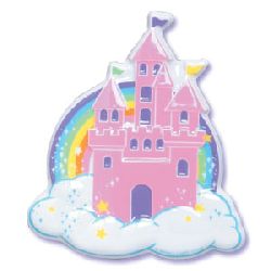 Pink Fairytale Castle Pop Top Cake Topper