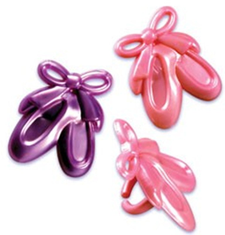 24 Ballerina Slippers Cupcake Rings