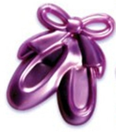 21 Lavender Ballerina Slippers Cupcake Rings