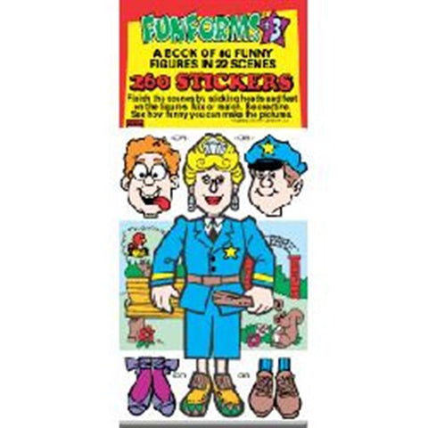 Funny Figures Funforms Sticker Book 3